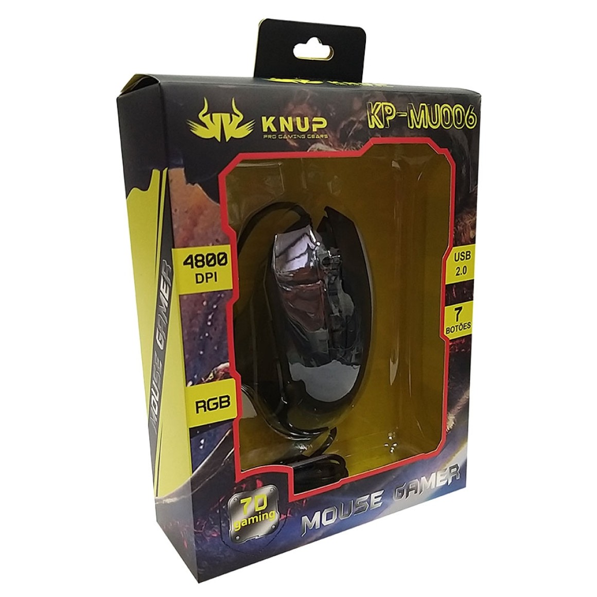  - Mouse - unidade    Cod. MOUSE GAMER KP-MU006